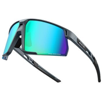 Outdoor master Sportske sunčane naočale Hawkview X182 Grey s Green polariziranim lećama