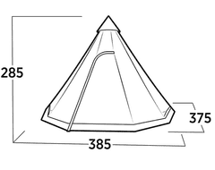 Easy Camp Šator Rands Tipi, za 8 osoba