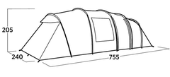 Easy Camp Šator Leka Twin 8, za 8 osoba