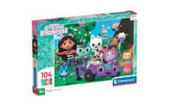 Clementoni Gabbys dollhouse II slagalica 104 dijela