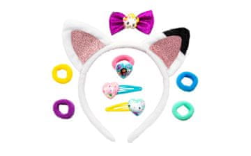 Joy Toy Kozmetički set sa 8 dijelova i mačjim ušima, Gabby's dollhouse