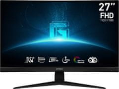 MSI G27C4 E3 monitor, 27, FHD, 180Hz, 1ms, crni (G27C4 E3)