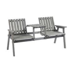 Aga Vrtna klupa sa stolom 152x70x83 cm Siva