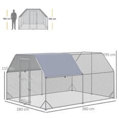 Aga Kavez s ceradom za kokoši 2,8x3,8x1,95 m