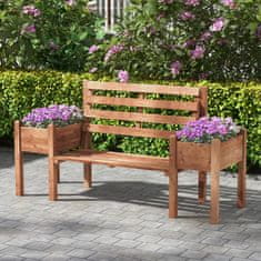 Aga Vrtna klupa s posudama 184x59x95 cm