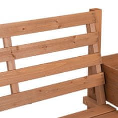 Aga Vrtna klupa s posudama 184x59x95 cm
