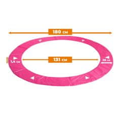 Aga Pokrivač za opruge na trampolinu SPORT EXCLUSIVE 180 cm Ružičasti