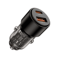 Tech-protect CC03 auto punjač USB / USB-C 95W PD QC, crno