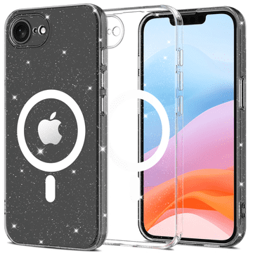 Tech-protect Flexair MagSafe maska za iPhone 16e, glitter