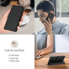 Tech-protect Wallet preklopna maska za Nothing Phone 3A, crno