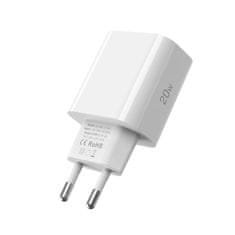 Tech-protect NC20W punjač USB-C PD 20W, bijela