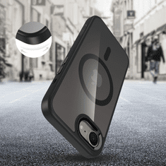 Tech-protect MagMat MagSafe maska za Nothing Phone 3A, crno/proziran