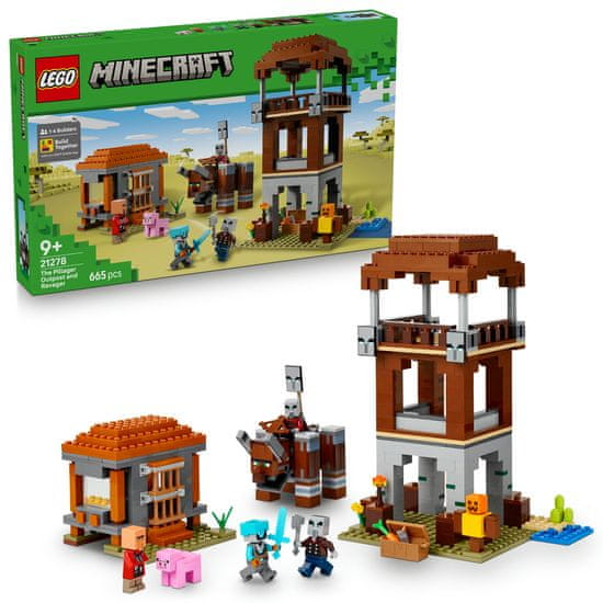 LEGO Minecraft 21278 Marauder baza i razarač