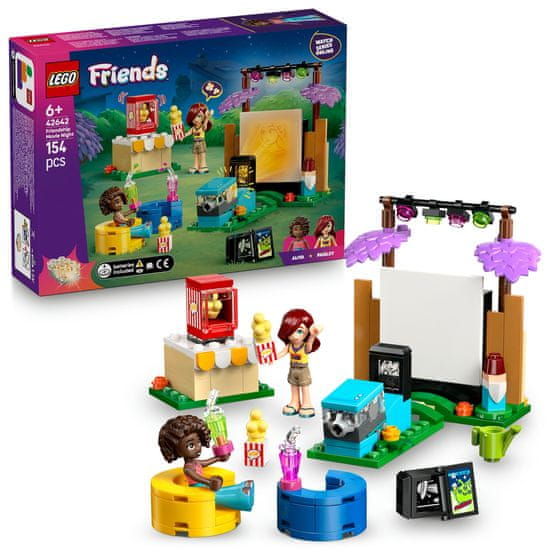 LEGO Prijatelji 42642 Filmska večer s prijateljima