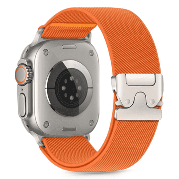 Tech-protect Nylon Clasp remen za Apple Watch 44/45/46/49mm, orange