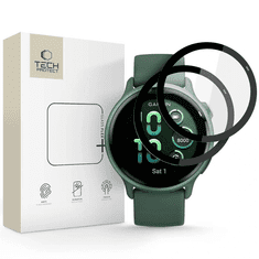 Tech-protect Glass Flex 2x zaštitno staklo za Garmin Vivoactive 6, crno