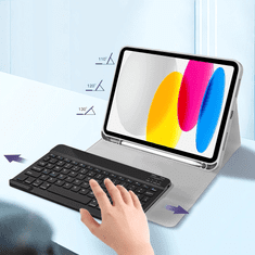 Tech-protect SC Pen Keyboard maskica s tipkovnicom za iPad 10.9'' 10gen 2022 / 11'' 11gen 2025, siva