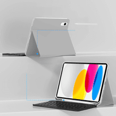 Tech-protect SC Pen Keyboard maskica s tipkovnicom za iPad 10.9'' 10gen 2022 / 11'' 11gen 2025, siva