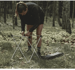 Easy Camp Stol od crnog trna, 56 x 41 x 46 cm