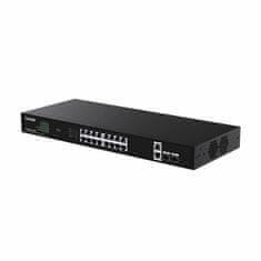 Tenda Giga 18-portni rack switch 16x PoE 2xSFP TEG1120P-16-150W