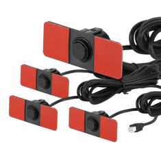 AMIO Sustav za parkiranje unazad 4 senzora 16,5 mm, biper