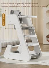 Tuktuk Dječja hranilica – plastična, prilagodljiva s rastom