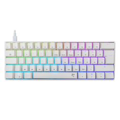 White Shark TIPKOVNICA GK-004212 SHINOBI-2 Bijela - Mehanička / HR- CRVENA SW.