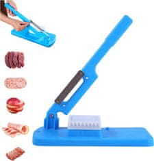 Netscroll Kuhinjski rezač za tanko rezanje mesa, salama i povrća s podesivom debljinom kriški, SlicerMachine