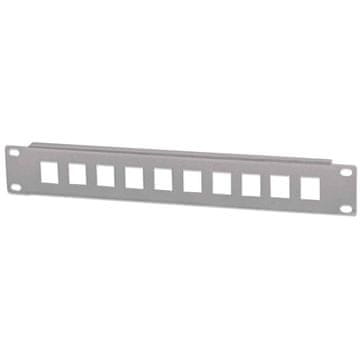 Intellinet 10'' 1U 10-port sivi slijepi panel