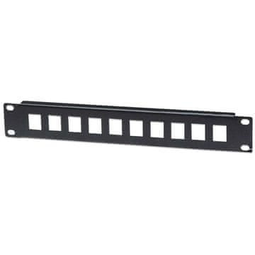 Intellinet 10'' 1U 10-portni crni prazni patch panel