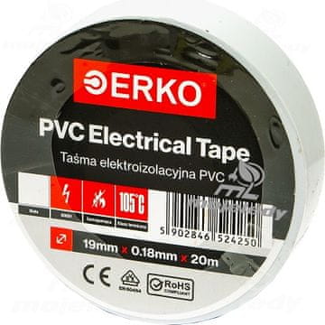 Haberkorn Velika izolacijska traka 19 mm 20 m bijela