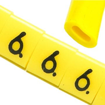 Ergo Oznaka za kabel OZ-0 6 žuta 100 kom