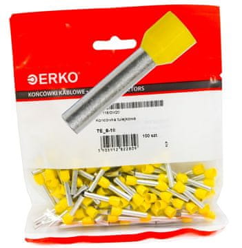 Haberkorn Izolirana čahura za terminal TE 6/18 100 kom žuta