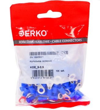 Haberkorn Izolirani prstenasti priključak KOE 2,5 mm M5 100 kom