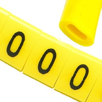 Ergo OZ-0 0 žuti marker za žice 100 kom