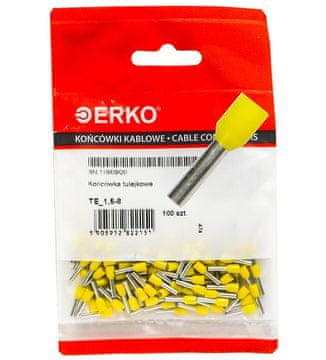 Haberkorn Izolirani vrh čahure TE 1,5/8 100 kom žuti