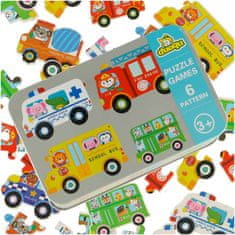 Ikonka Aga Puzzle u limenci AUTA 30 komada