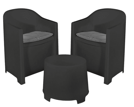 IPAE vrtni set Luna 2+1 (005801), antracit