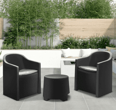 IPAE vrtni set Luna 2+1 (005801), antracit