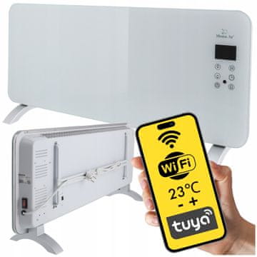 PORTO WiFi 2000W bijeli konvektorski grijač