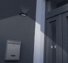EMOS Brixo lampa, solarna LED, senzor pokreta, neutralno bijela, crna (ZG162S)