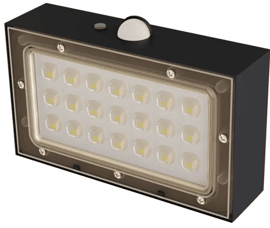 EMOS Brixo lampa, solarna LED, senzor pokreta, neutralno bijela, crna (ZG162S)