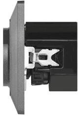 EMOS utičnica s USB-A+USB-C, antracit (A6000.7)