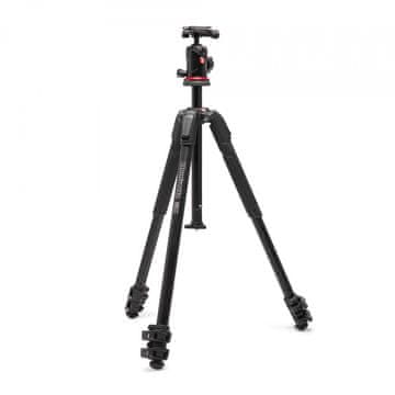 Manfrotto 190X AS aluminijasto foto stojalo s kroglično glavo Q6T - (MK190X3-Q6T)