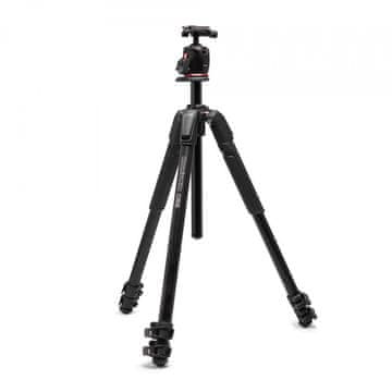 Manfrotto 055XPRO AS aluminijasto 3-sekcijsko foto stojalo z krogljično glavo Q6T (MK055XPRO3-Q6T)