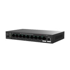 Tenda Giga preklopnik s 9 portova, 8x PoE + SFP, metalno kućište TEG1110PF-8-120W