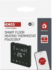 EMOS GoSmart podni termostat, žični, WiFi, s programiranjem (P56201BUF)