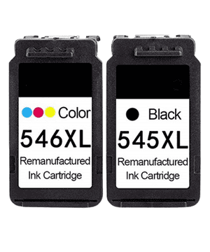 TiskajPoceni Canon Pg-545XL Cl-546XL zamjenska crna i boja komplet /Canon Pixma IP 2820, 2850 / MG 2440, 2450, 2455, 2550s, 2555, 2950, 3050, 3051 / MX495 / TR4550, TS205, TS305, TS3150, TS3350 - crna XL boja XL
