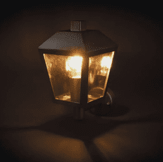 EMOS zidna svjetiljka, LED, vrtna, E27, 15 W (ZGB010P)