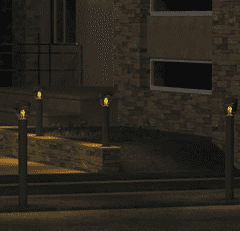 EMOS LED podna lampa, vrtna, E27, 15 W (ZGA0C0P)